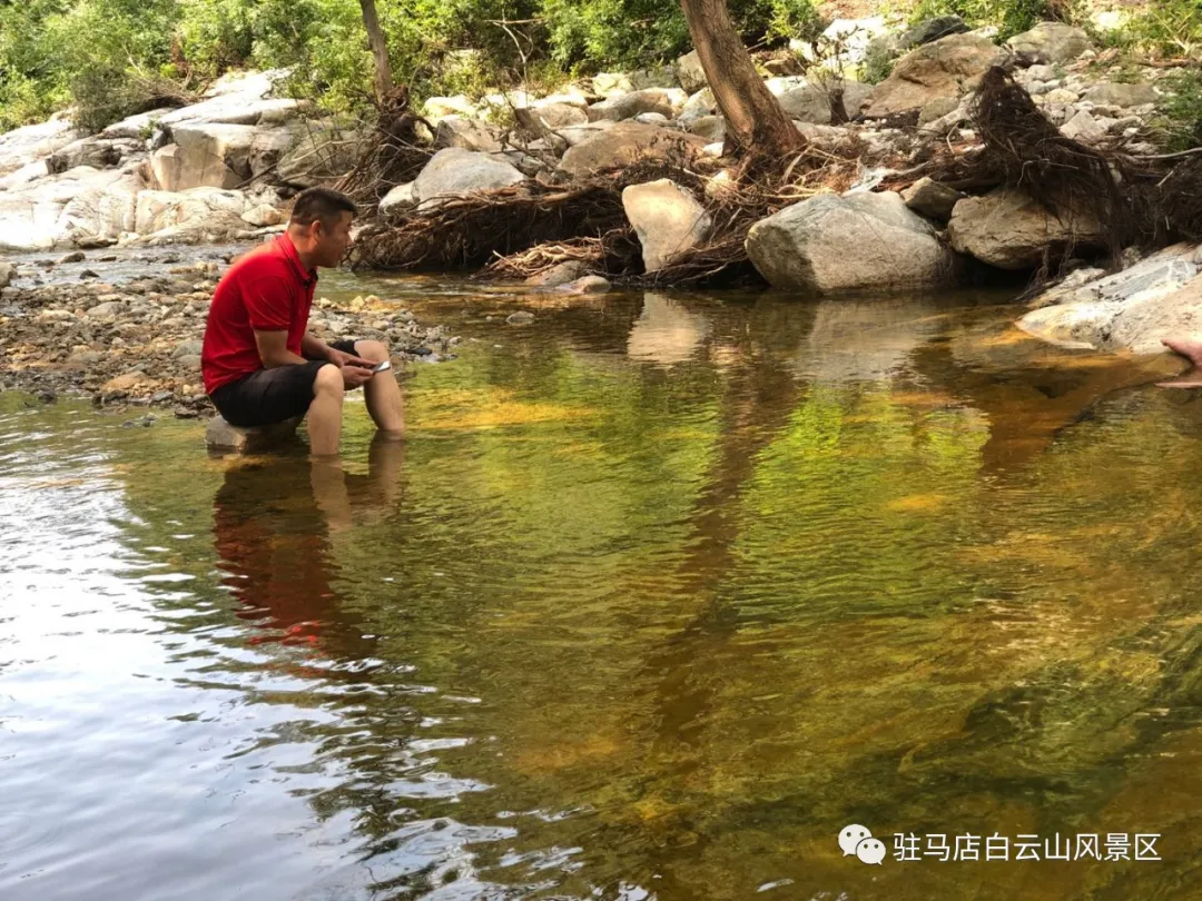 躲進(jìn)小溪的夏天，娃追著小魚，我追著娃~