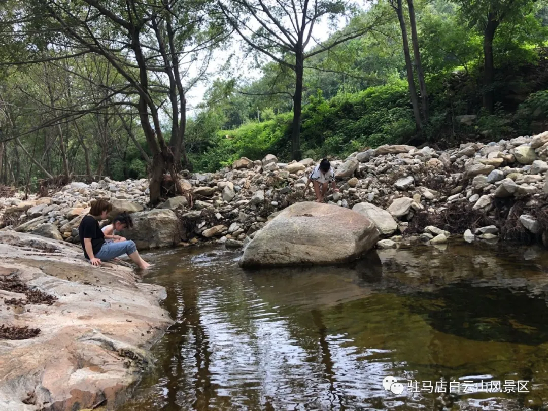 躲進(jìn)小溪的夏天，娃追著小魚，我追著娃~
