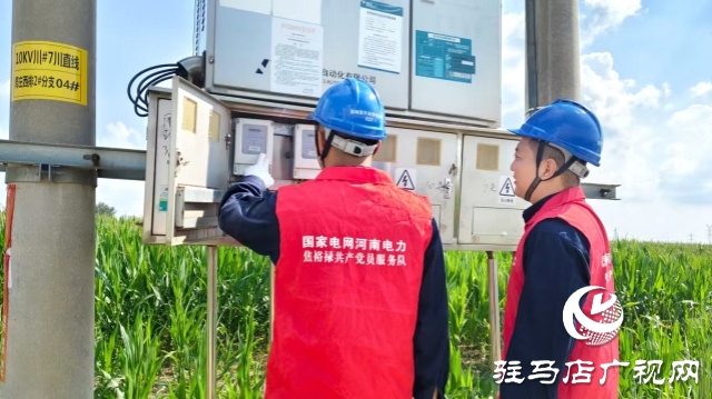國網(wǎng)西平縣供電公司：抗旱保電“加速度” 守護田間“生命線”