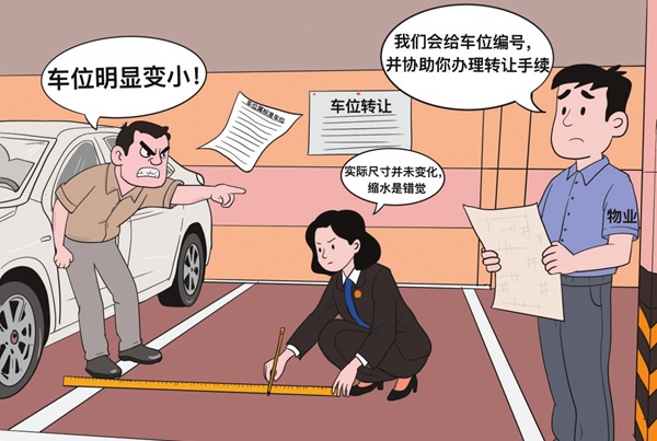 懷疑車(chē)位“縮水”狀告物業(yè) 法官實(shí)勘細(xì)調(diào)雙方言和