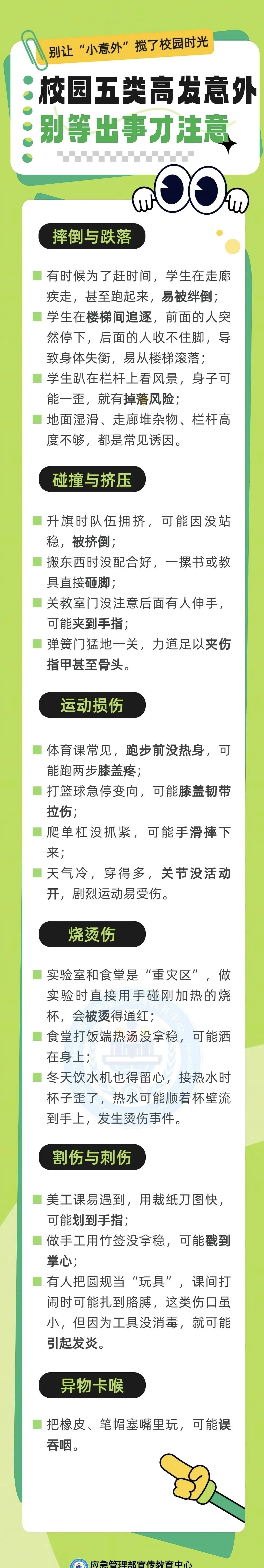 神獸歸位 | 校園五類高發(fā)意外，別等出事才注意！
