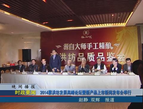 2014蔡洪坊發(fā)展高峰論壇暨新產品上市新聞發(fā)布會舉行